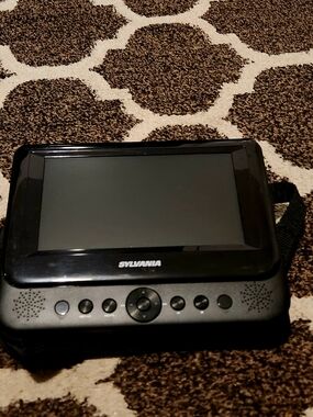 Sylvania Black Portable DVD Player with Built-In Speakers